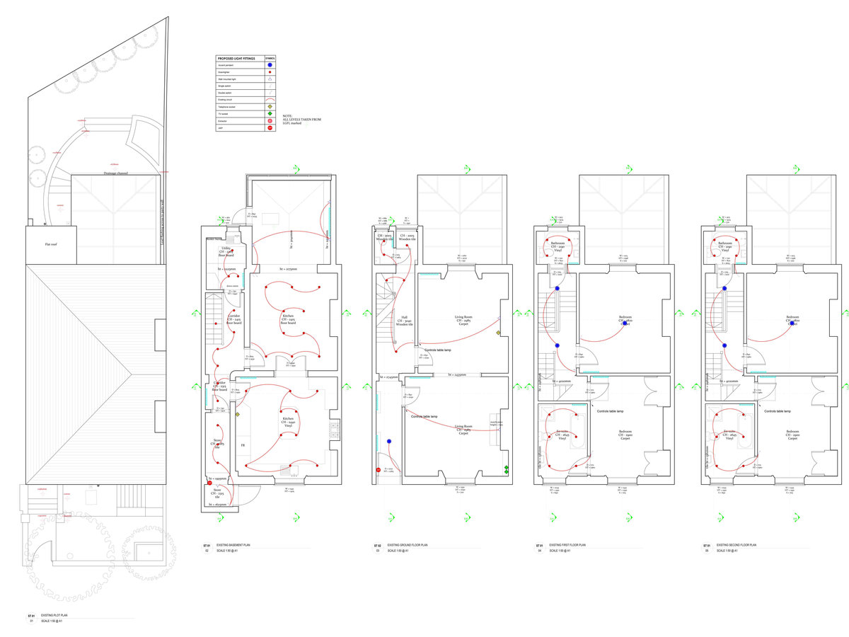 Measured building survey floor plan drawing